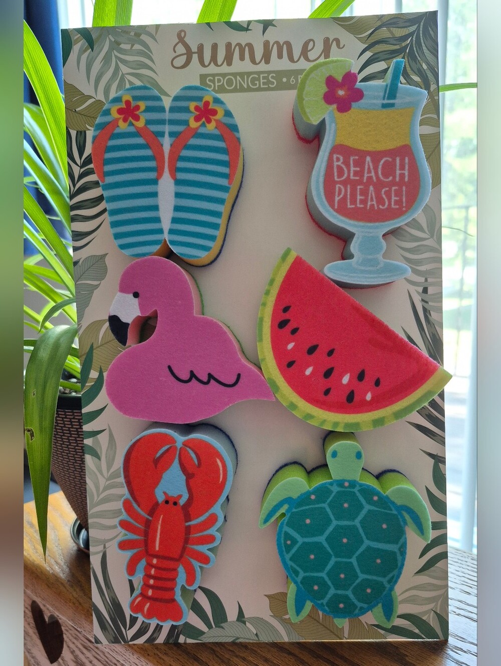 Summer Beach Sponge Set - Bright Tropical Colors. BRAND NEW - Picture 2 of 3